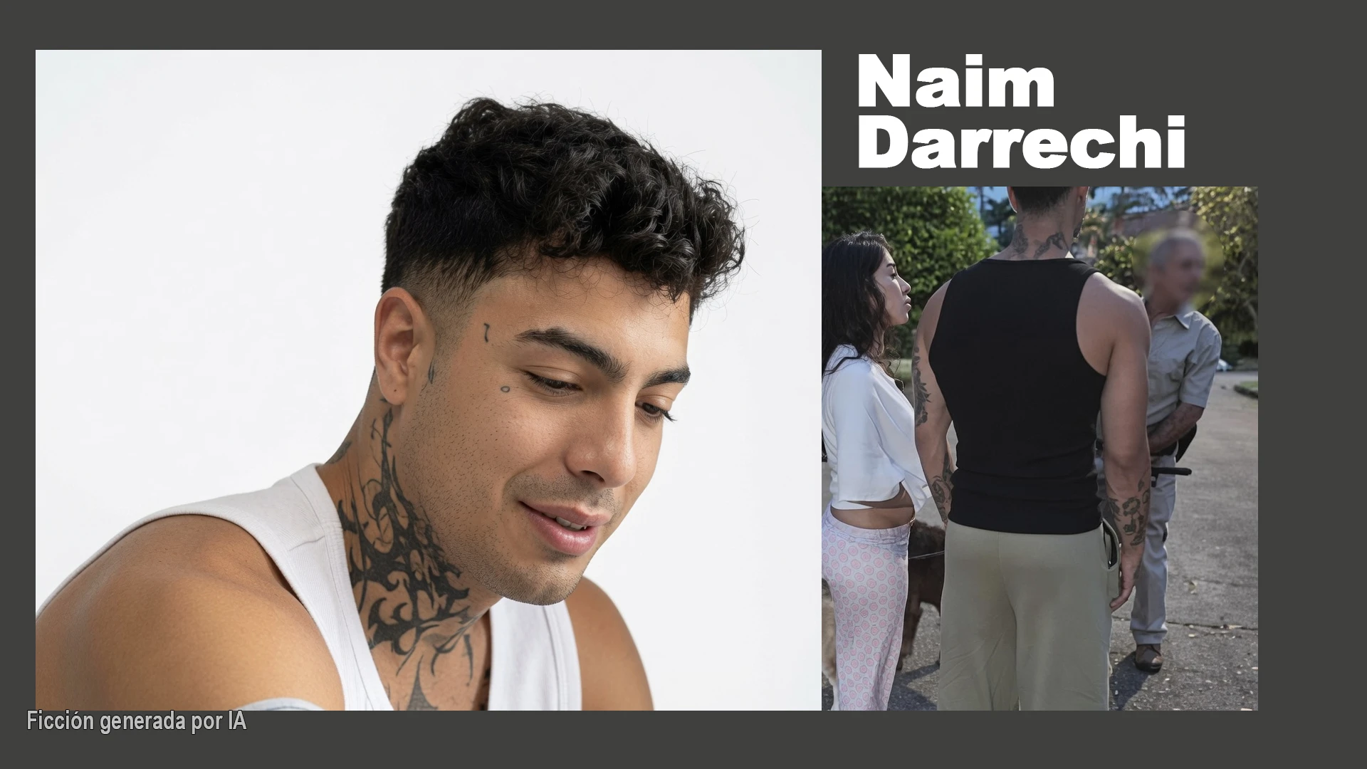 Naim Darrechi: vídeo del altercado con un hombre armado durante una transmisión en vivo 